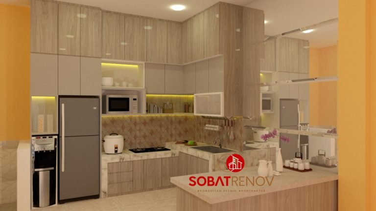 desain kitchen set ibu fadil 2